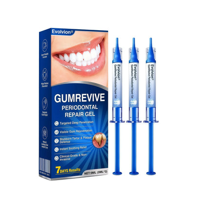 Evolvion Gumrevive Periodontal Repair Gel, Evolving Gum Repair Care Dental Gel, Alcohol & Peroxide Free Fresh Mint Formula, Gentle Daily Mouth Care (1 pc)